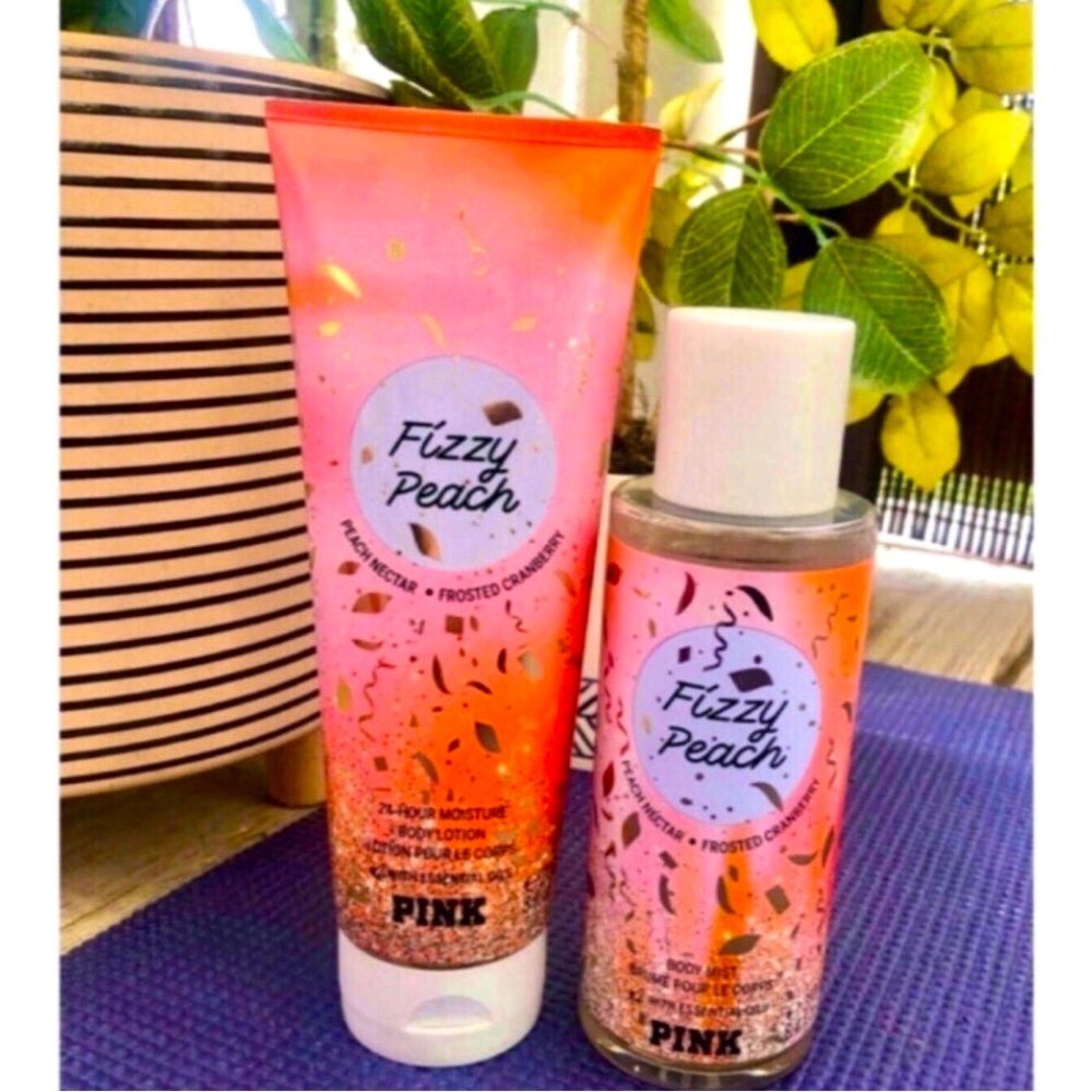 Victorias Secret PINK Fizzy Peach duo